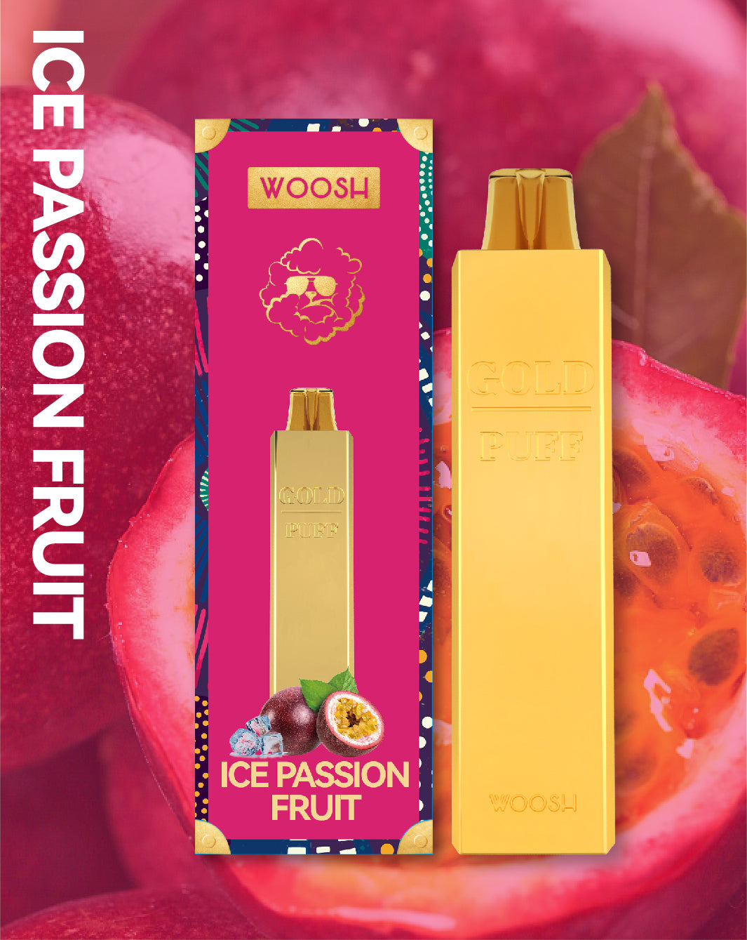 Ice Passion Fruit Vape Flavor Woosh